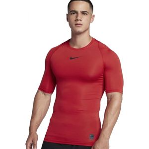 Nike NP TOP SS COMP Pánske tričko, červená, veľkosť XL