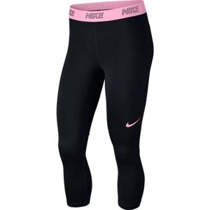 Nike VCTRY BSLYR CPRI Dámske tréningové capri nohavice, čierna,ružová, veľkosť