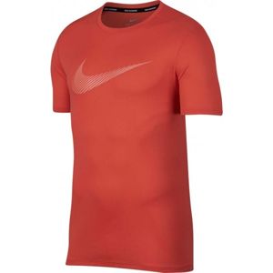 Nike BREATHE RUN TOP SS GX červená XL - Pánske bežecké tričko
