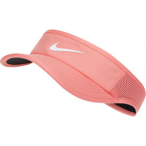 Nike AROBILL FTHRLT VISOR ADJ W ružová UNI - Dámsky šilt