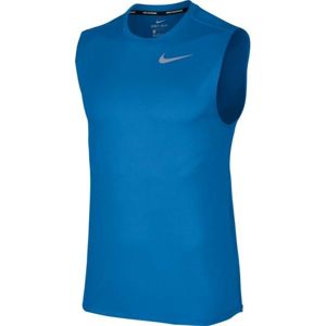 Nike RUN TOP SLV tmavo modrá XL - Pánske bežecké tričko