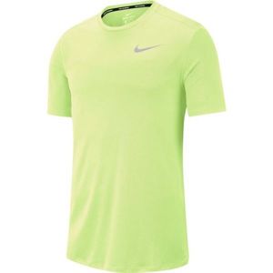 Nike DF BRTHE RUN TOP SS svetlo zelená L - Pánske bežecké tričko