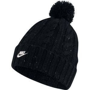 Nike NSW BEANIE Dámska čiapka, čierna,biela, veľkosť