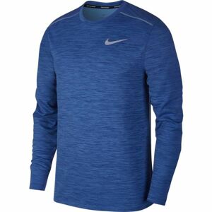 Nike PACER TOP CREW Pánske bežecké tričko, tmavo modrá,sivá, veľkosť