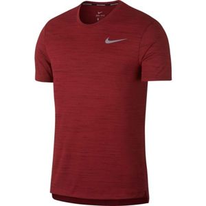 Nike MILER ESSENTIAL 2.0 červená XL - Pánske bežecké tričko
