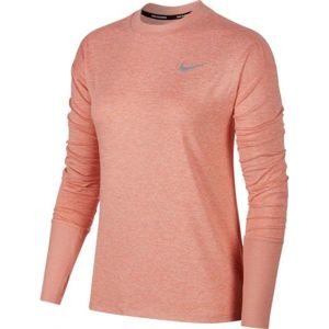 Nike ELMNT TOP CREW ružová S - Dámske bežecké tričko