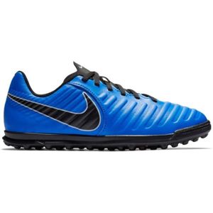 Nike JR TIEMPO LEGENDX 7 TF Detské turfy, modrá,čierna, veľkosť 38
