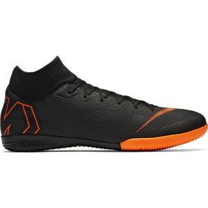 Nike SUPERFLYX 6 ACADEMY IC Pánske futsalové kopačky, čierna,oranžová, veľkosť 42