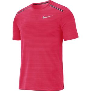 Nike DRY MILER TOP SS M červená L - Pánske bežecké tričko