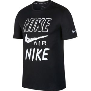 Nike BRTHE RUN TOP SS GX čierna L - Pánske bežecké tričko