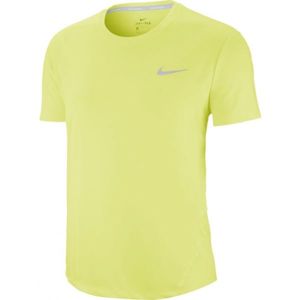 Nike MILER TOP SS W zelená S - Dámske bežecké tričko