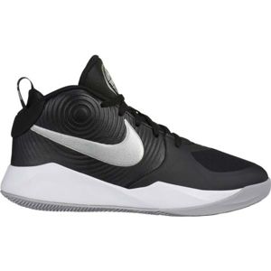 Nike TEAM HUSTLE D9 Detská basketbalová obuv, čierna, veľkosť 36