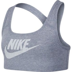 Nike BRA CLASSIC VENNER NSW Dievčenská športová podprsenka, tmavo sivá, veľkosť XL