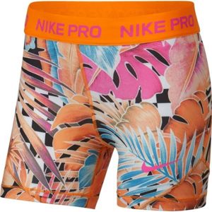 Nike NP SHORT BOY AOP1 oranžová L - Dievčenské športové šortky