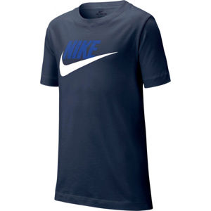 Nike NSW TEE FUTURA ICON TD B Chlapčenské tričko, tmavo modrá,biela,modrá, veľkosť