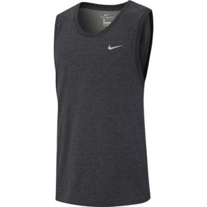 Nike DRY TANK DFC SOLID tmavo šedá XL - Pánske tielko