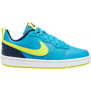 Nike COURT BOROUGH LOW 2 GS Detská voľnočasová obuv, modrá, veľkosť 38