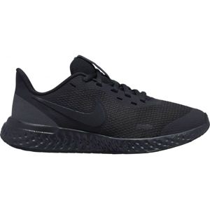 Nike REVOLUTION 5 GS Detská bežecká obuv, čierna, veľkosť 39