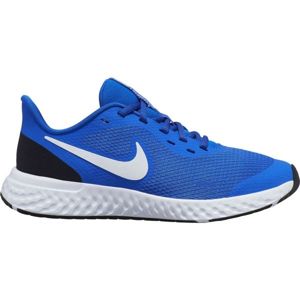 Nike REVOLUTION 5 GS modrá 4.5 - Detská bežecká obuv