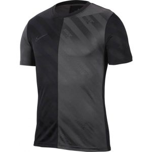 Nike DRY ACDMY TOP SS AOP M čierna 2XL - Pánske tričko