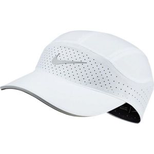Nike AROBILL TLWD CAP ELITE Bežecká šiltovka, biela,sivá, veľkosť