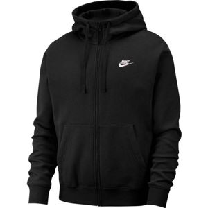 Nike NSW CLUB HOODIE FZ BB Pánska mikina, čierna, veľkosť XL