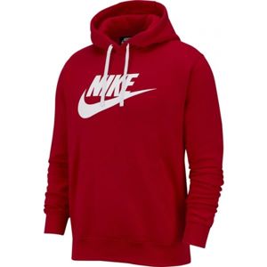 Nike NSW CLUB HOODIE PO BB GX M Pánska mikina, červená, veľkosť 2XL