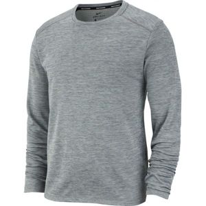 Nike PACER TOP CREW šedá M - Pánske bežecké tričko