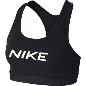 Nike MED BAND HBRGX BRA NO PAD Dámska športová podprsenka, čierna, veľkosť S