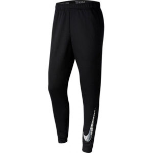 Nike DRY PANT TAPER FLC GFX M čierna L - Pánske tréningové nohavice
