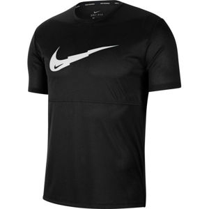 Nike BREATHE Pánske bežecké tričko, čierna, veľkosť M