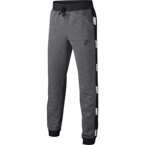 Nike NSW HYBRID PANT B Chlapčenské tepláky, tmavo sivá, veľkosť L