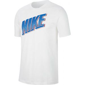 Nike NSW TEE NIKE BLOCK M biela S - Pánske tričko