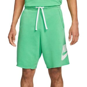 Nike CLUB ALUMNI HBR FT SHORT Pánske šortky, svetlo zelená, veľkosť XXL