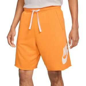Nike CLUB ALUMNI HBR FT SHORT Pánske šortky, oranžová, veľkosť L