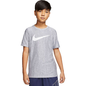 Nike CORE SS PERF TOP HTHR B šedá L - Chlapčenské tréningové tričko