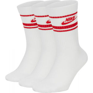 Nike CREW NSW ESSENTIAL STRIPE U biela 42-46 - Ponožky
