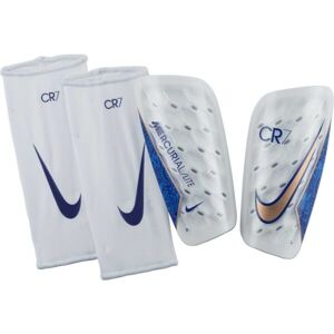 Nike CR7 MERCURIAL LITE Futbalové chrániče, biela, veľkosť S
