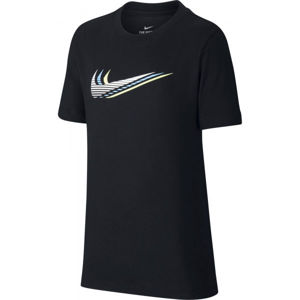 Nike NSW TEE TRIPLE SWOOSH U čierna XL - Detské tričko