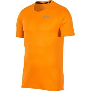 Nike DRI FIT BREATHE RUN TOP SS oranžová L - Pánske bežecké tričko