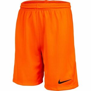 Nike DRI-FIT PARK 3 JR TQO Chlapčenské futbalové kraťasy, oranžová, veľkosť XL