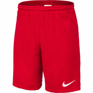 Nike DRI-FIT PARK 3 Pánske kraťasy, červená, veľkosť XL