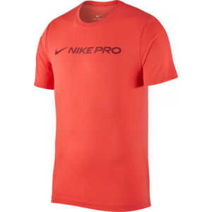 Nike DRY TEE NIKE PRO M červená M - Pánske športové tričko