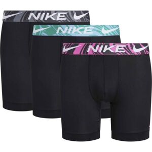 Nike DRI-FIT ESSEN MICRO BOXER BRIEF 3PK Pánske boxerky, čierna, veľkosť L