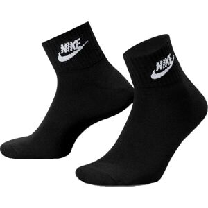 Nike EVERYDAY ESSENTIAL Unisex ponožky, čierna, veľkosť