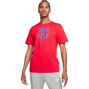 Nike FCB M NK CREST TEE Pánske tričko, červená, veľkosť XXL