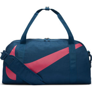 Nike GYM CLUB Dievčenská športová taška, modrá, veľkosť S