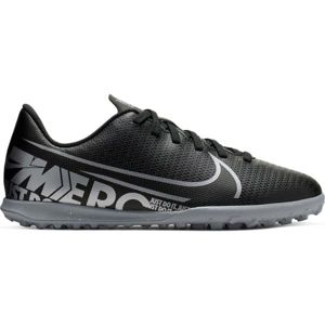 Nike JR MERCURIAL VAPOR 13 CLUB TF Detské turfy, čierna,sivá, veľkosť 36