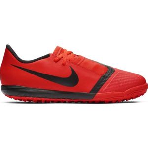 Nike JR PHANTOM VNM ACADEMY TF Detské turfy, červená,čierna, veľkosť 36.5