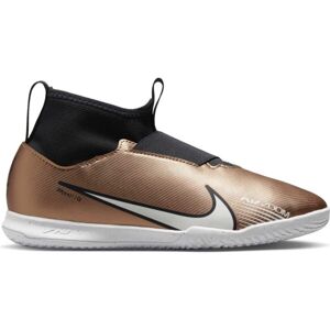 Nike JR ZOOM SUPERFLY 9 ACADEMY IC Detská halová obuv, zlatá, veľkosť 37.5